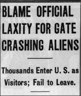 Gate Crashing Headline